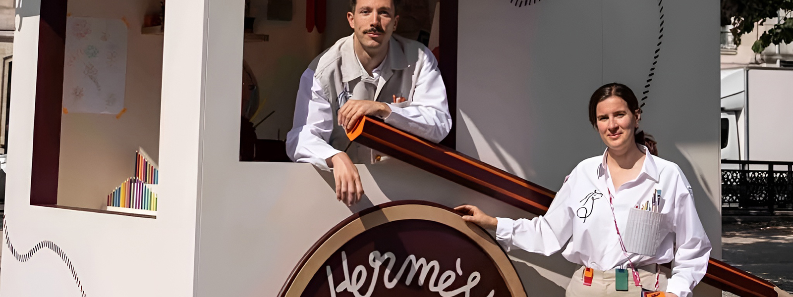Hermès Sketch-Station: художественное поп-ап-приключение на колёсах