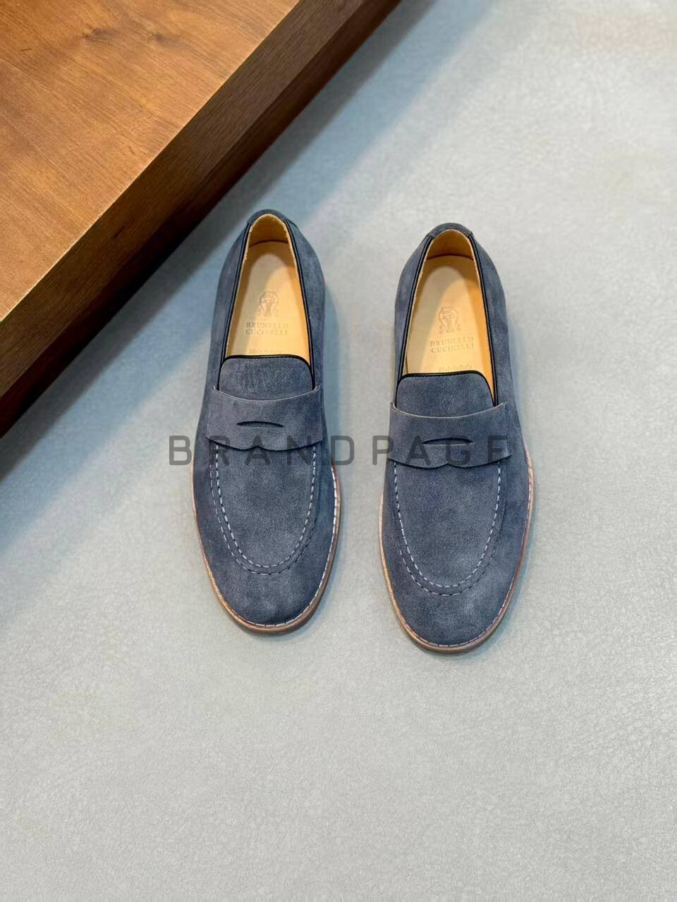 Туфли замшевые Brunello Cucinelli BPLUX5344 Туфли замшевые Brunello Cucinelli BPLUX5344