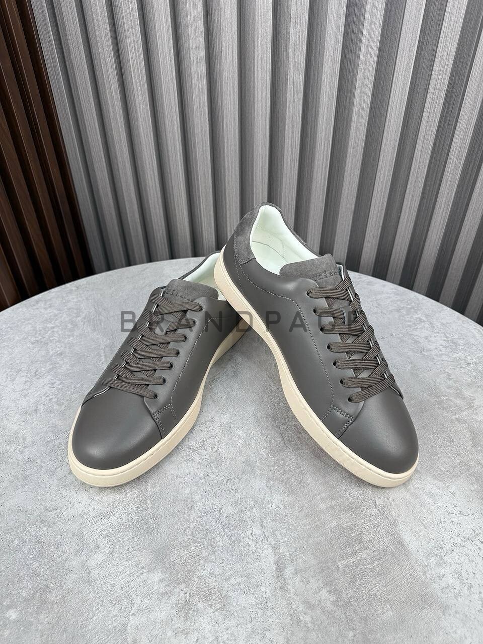 Кожаные кеды Kiton BPLUX5651 Кожаные кеды Kiton BPLUX5651