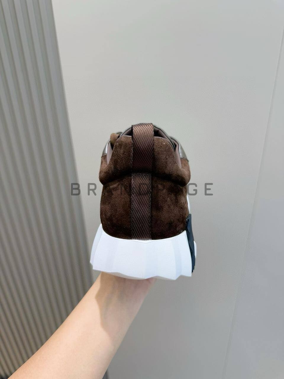 Кроссовки кожаные и замшевые Hermes BPLUX5416 Кроссовки кожаные и замшевые Hermes BPLUX5416