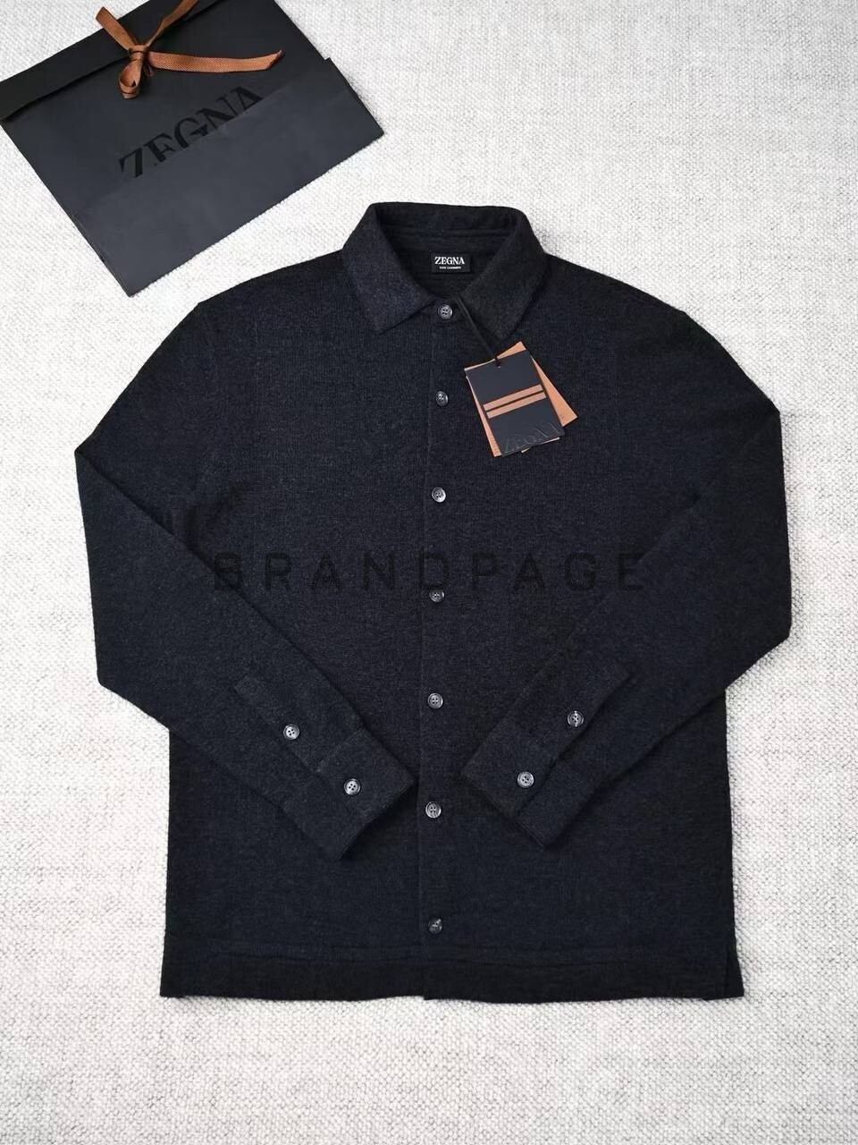 Рубашка из кашемира Zegna BPLUX5432 Рубашка из кашемира Zegna BPLUX5432