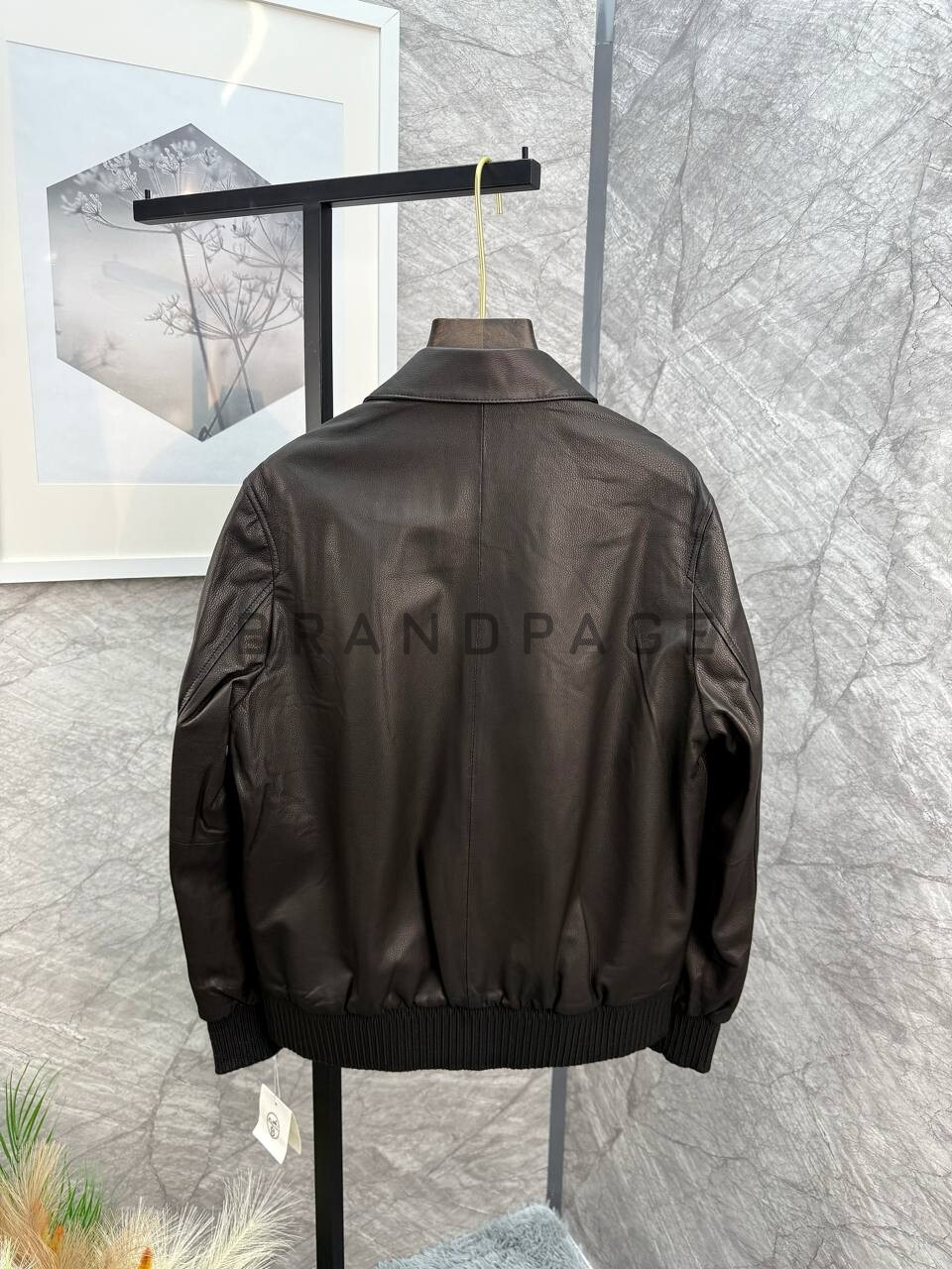 Кожаная куртка из оленьей кожи Hermes BPLUX5460 Кожаная куртка из оленьей кожи Hermes BPLUX5460