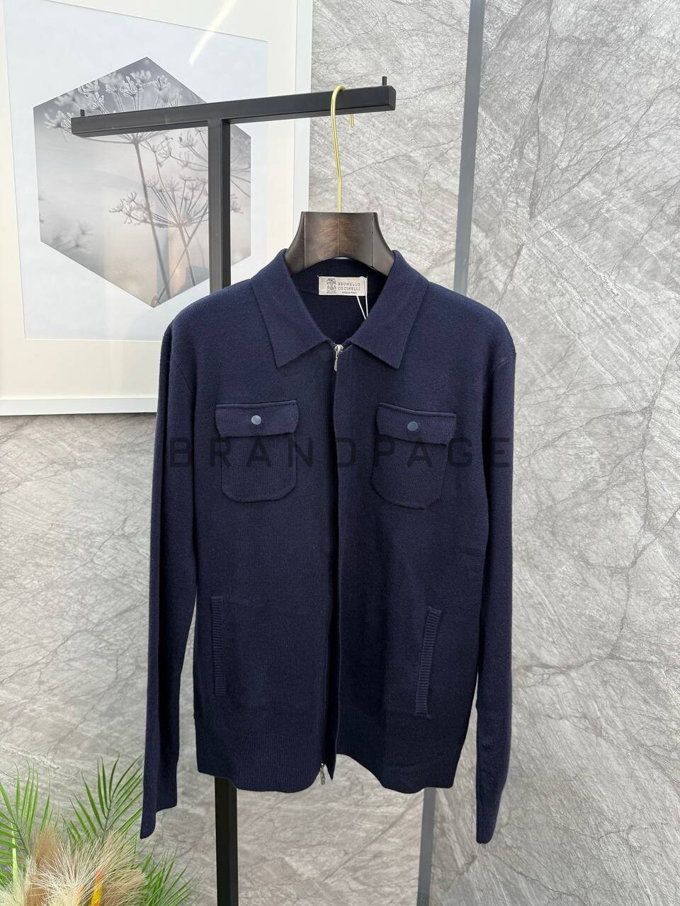 Кардиган хлопковый Brunello Cucinelli BPLUX5465 Кардиган хлопковый Brunello Cucinelli BPLUX5465