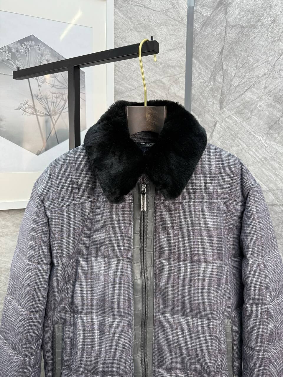 Куртка из хлопка, крокодила и меха кролика Stefano Ricci BPLUX5684 Куртка из хлопка, крокодила и меха кролика Stefano Ricci BPLUX5684