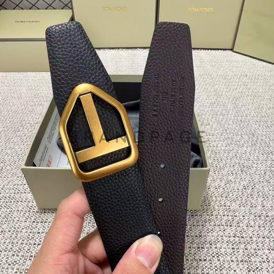 Ремень телячий Tom Ford BPLUX5474 Ремень телячий Tom Ford BPLUX5474