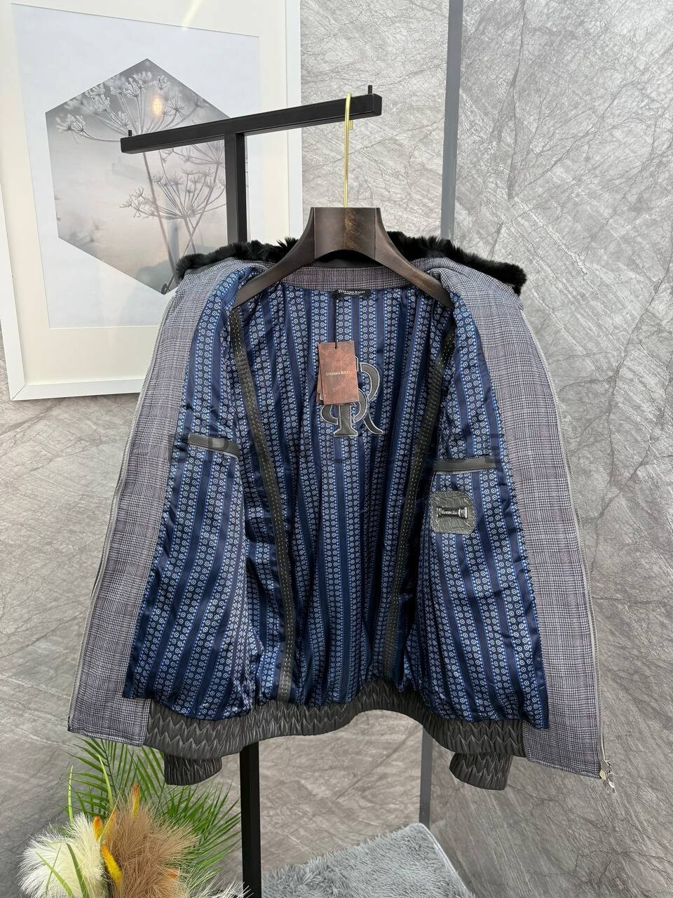 Куртка из хлопка, крокодила и меха кролика Stefano Ricci BPLUX5684 Куртка из хлопка, крокодила и меха кролика Stefano Ricci BPLUX5684