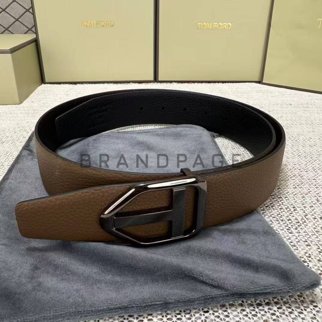 Ремень телячий Tom Ford BPLUX5474 Ремень телячий Tom Ford BPLUX5474