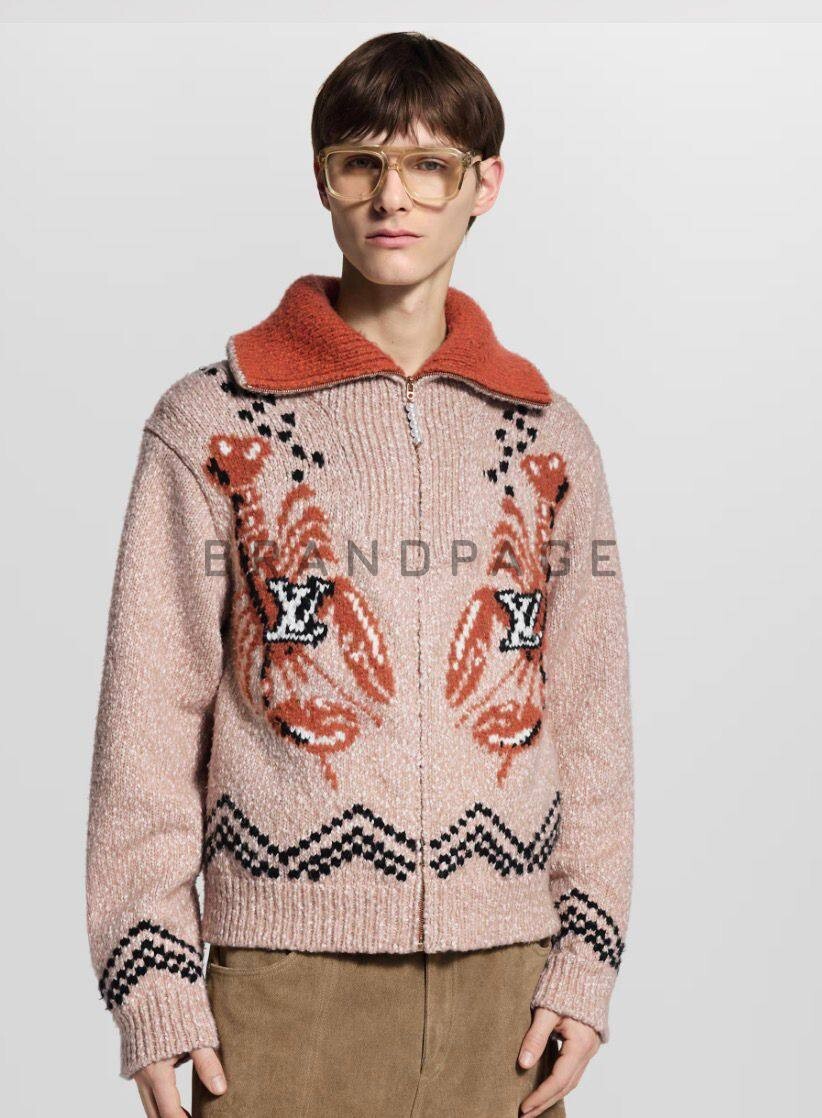 Кардиган хлопково-шерстяной Louis Vuitton BPLUX5664 Кардиган хлопково-шерстяной Louis Vuitton BPLUX5664