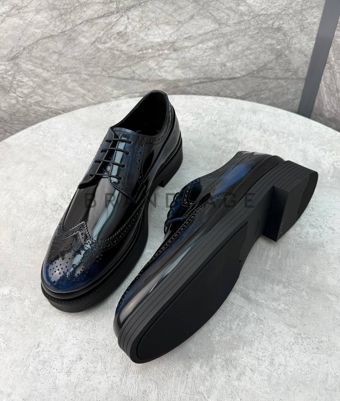 Туфли из натуральной кожи Prada BPLUX5448 Туфли из натуральной кожи Prada BPLUX5448