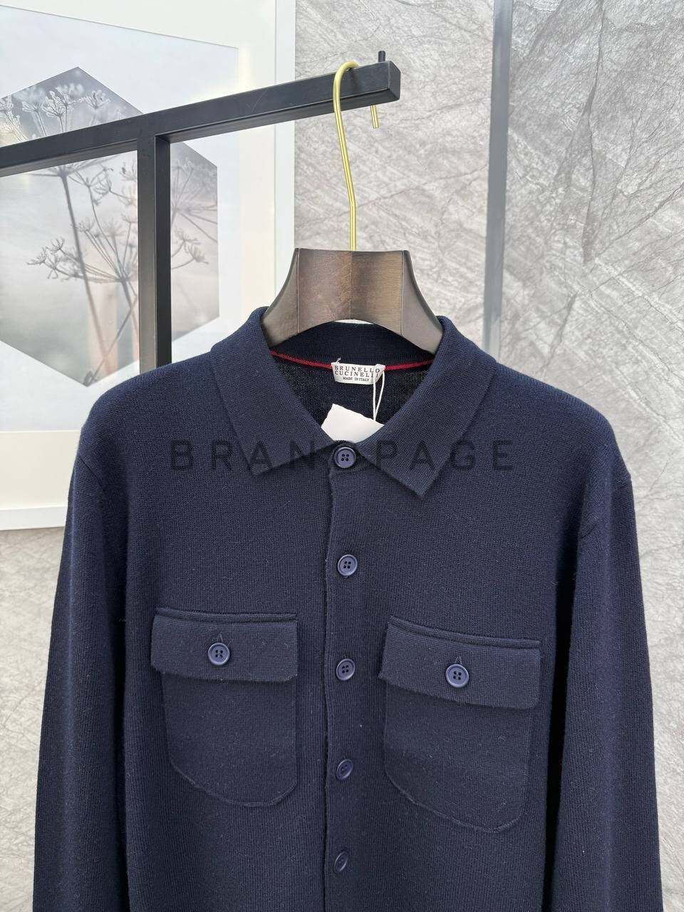 Кардиган из лана шерсти Brunello Cucinelli BPLUX5693 Кардиган из лана шерсти Brunello Cucinelli BPLUX5693