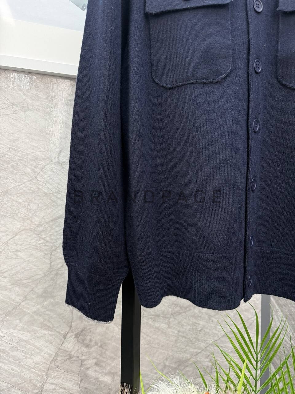 Кардиган из лана шерсти Brunello Cucinelli BPLUX5693 Кардиган из лана шерсти Brunello Cucinelli BPLUX5693