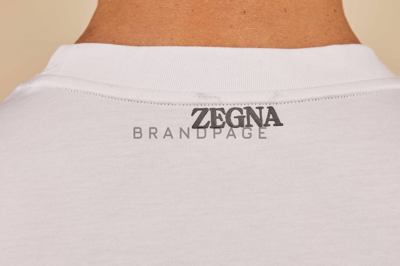 Футболка хлопковая Zegna Футболка хлопковая Zegna