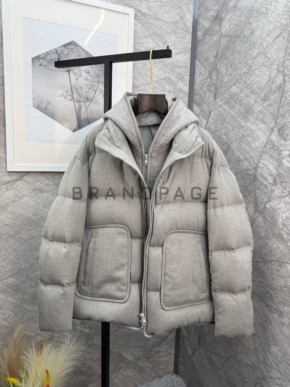 Кашемировая куртка Brunello Cucinelli BPLUX5506 Кашемировая куртка Brunello Cucinelli BPLUX5506