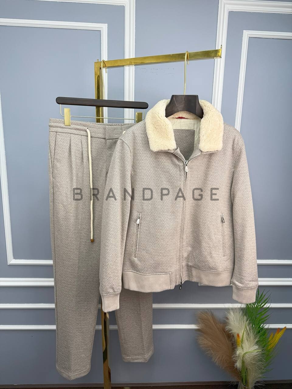 Костюм из шерсти, вискозы и хлопка Brunello Cucinelli BPLUX5686 Костюм из шерсти, вискозы и хлопка Brunello Cucinelli BPLUX5686