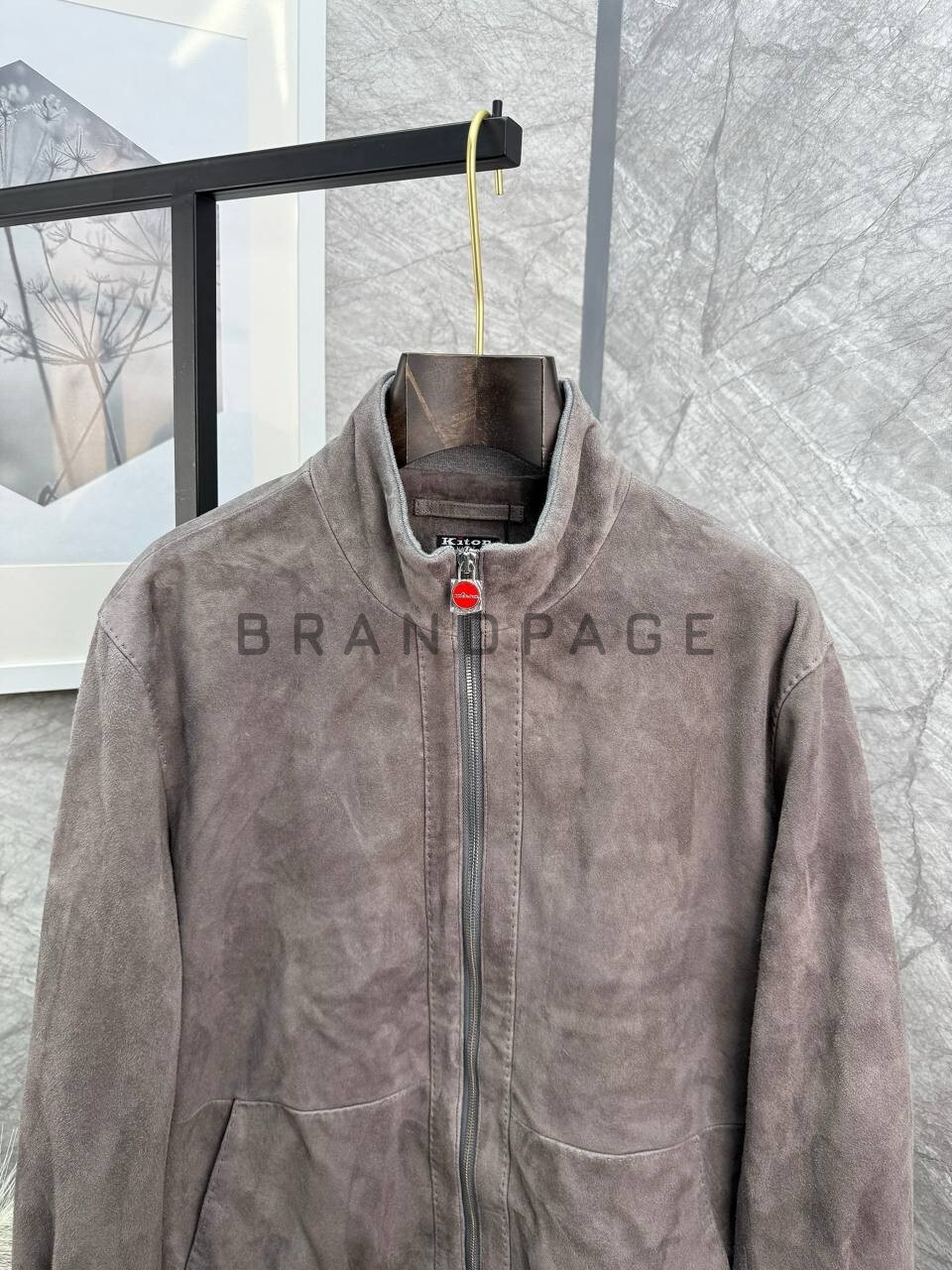 Куртка из натуральной замши Kiton BPLUX5420 Куртка из натуральной замши Kiton BPLUX5420