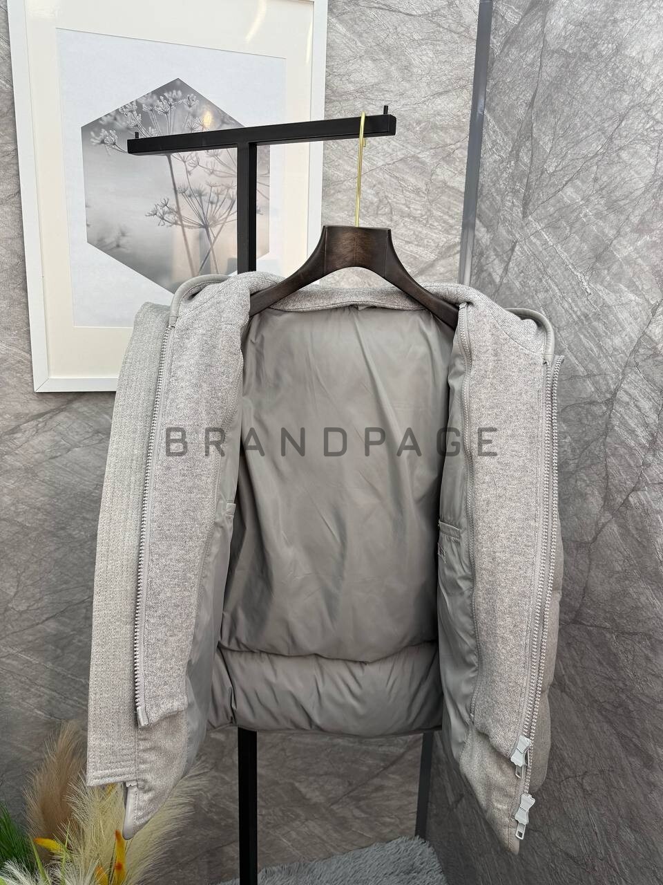 Кашемировая куртка Brunello Cucinelli BPLUX5506 Кашемировая куртка Brunello Cucinelli BPLUX5506