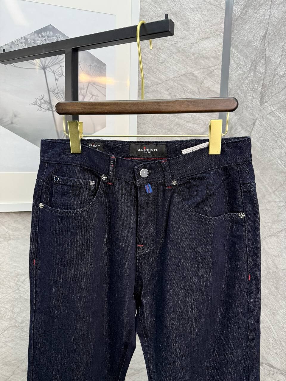 Джинсы хлопковые Kiton BPLUX1005 Джинсы хлопковые Kiton BPLUX1005