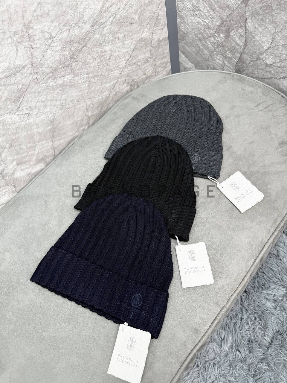 Шапка из кашемира Brunello Cucinelli BPLUX5485 Шапка из кашемира Brunello Cucinelli BPLUX5485