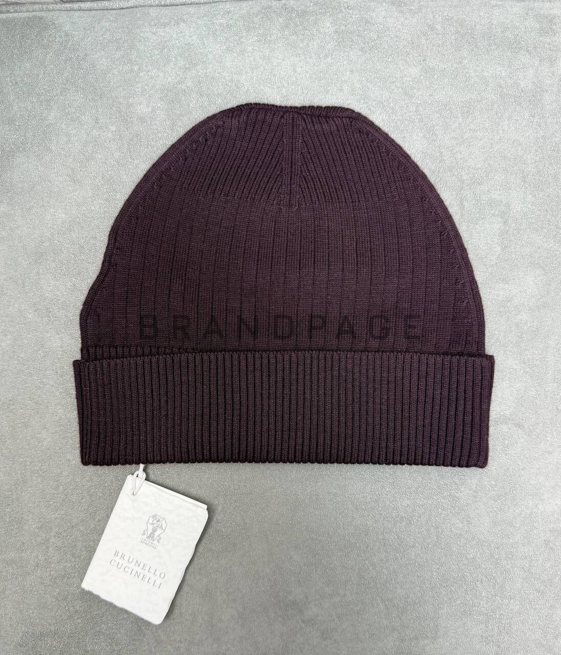 Кашемировая шапка Brunello Cucinelli BPLUX5486 Кашемировая шапка Brunello Cucinelli BPLUX5486