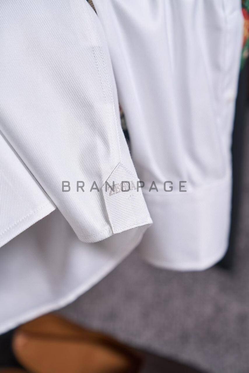 Рубашка хлопковая Zegna BPLUX5384 Рубашка хлопковая Zegna BPLUX5384