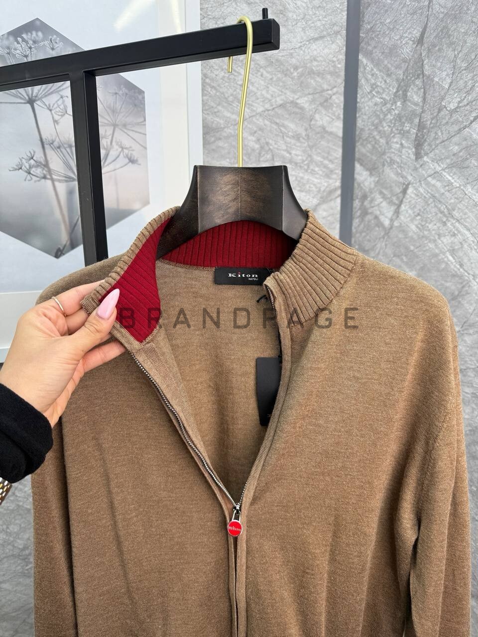 Кардиган из шерсти мериноса Kiton BPLUX5464 Кардиган из шерсти мериноса Kiton BPLUX5464