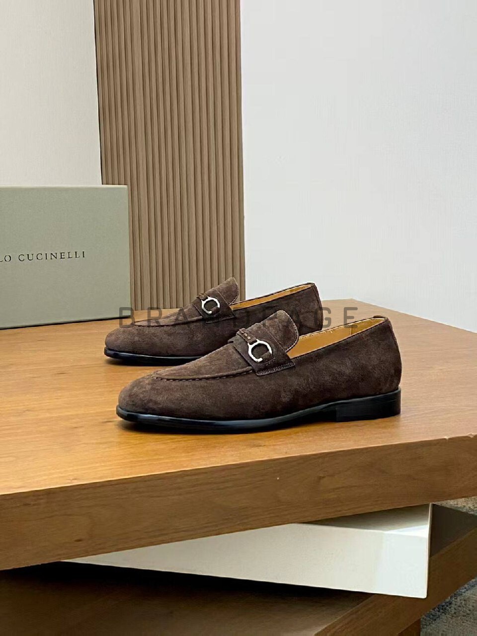 Туфли замшевые Brunello Cucinelli BPLUX5345 Туфли замшевые Brunello Cucinelli BPLUX5345