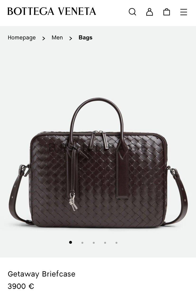 Портфель из телячьей кожи Bottega Veneta BPLUX5557 Портфель из телячьей кожи Bottega Veneta BPLUX5557