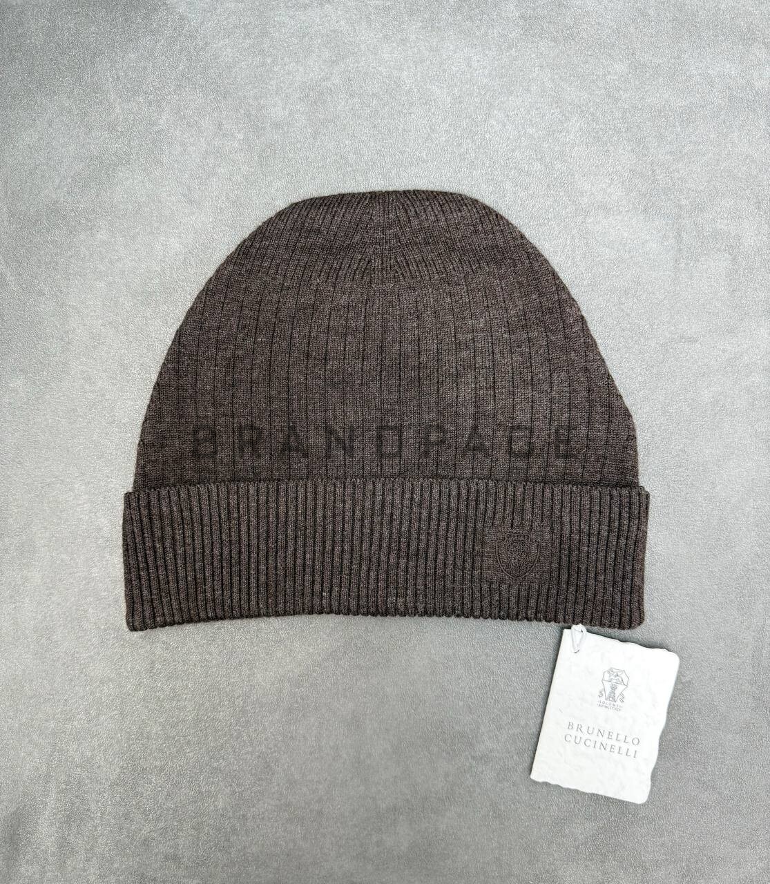 Шапка кашемировая Brunello Cucinelli BPLUX5492 Шапка кашемировая Brunello Cucinelli BPLUX5492