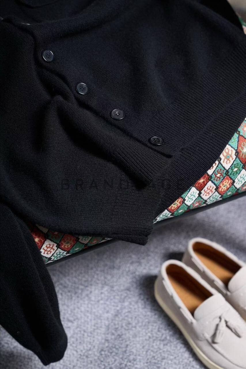 Кардиган из лана шерсти Brunello Cucinelli BPLUX5524 Кардиган из лана шерсти Brunello Cucinelli BPLUX5524