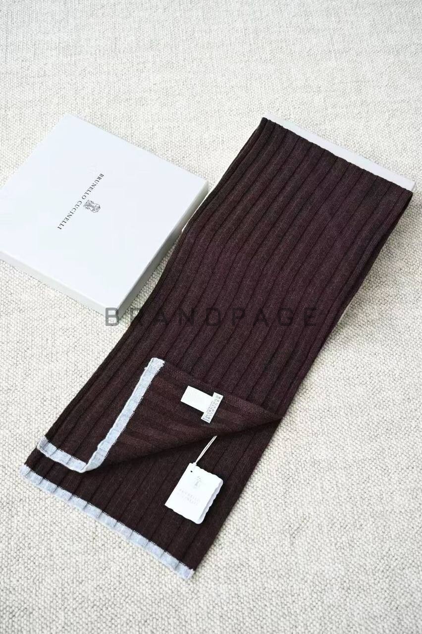 Комплект шапка и шарф из кашемира Brunello Cucinelli BPLUX5580 Комплект шапка и шарф из кашемира Brunello Cucinelli BPLUX5580