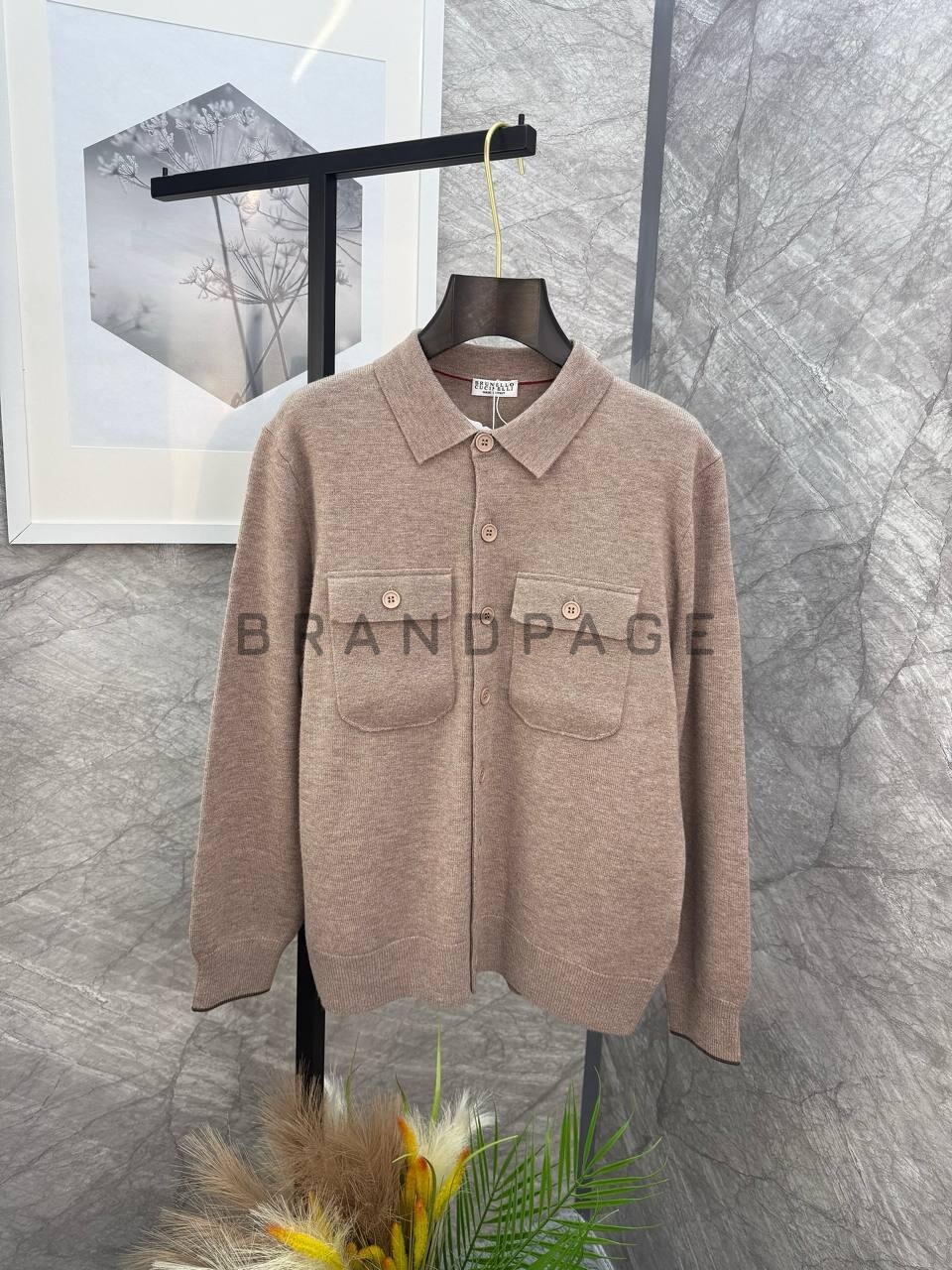 Кардиган ланошерстяной Brunello Cucinelli BPLUX5326 Кардиган ланошерстяной Brunello Cucinelli BPLUX5326