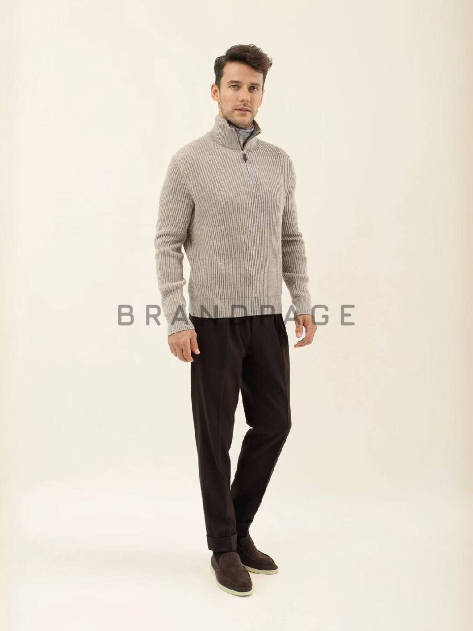 Брюки хлопково-модальные Loro Piana BPLUX5523 Брюки хлопково-модальные Loro Piana BPLUX5523