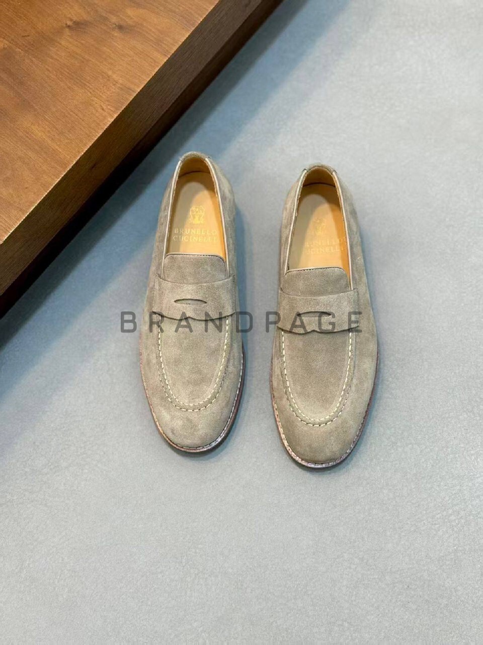 Туфли замшевые Brunello Cucinelli BPLUX5343 Туфли замшевые Brunello Cucinelli BPLUX5343