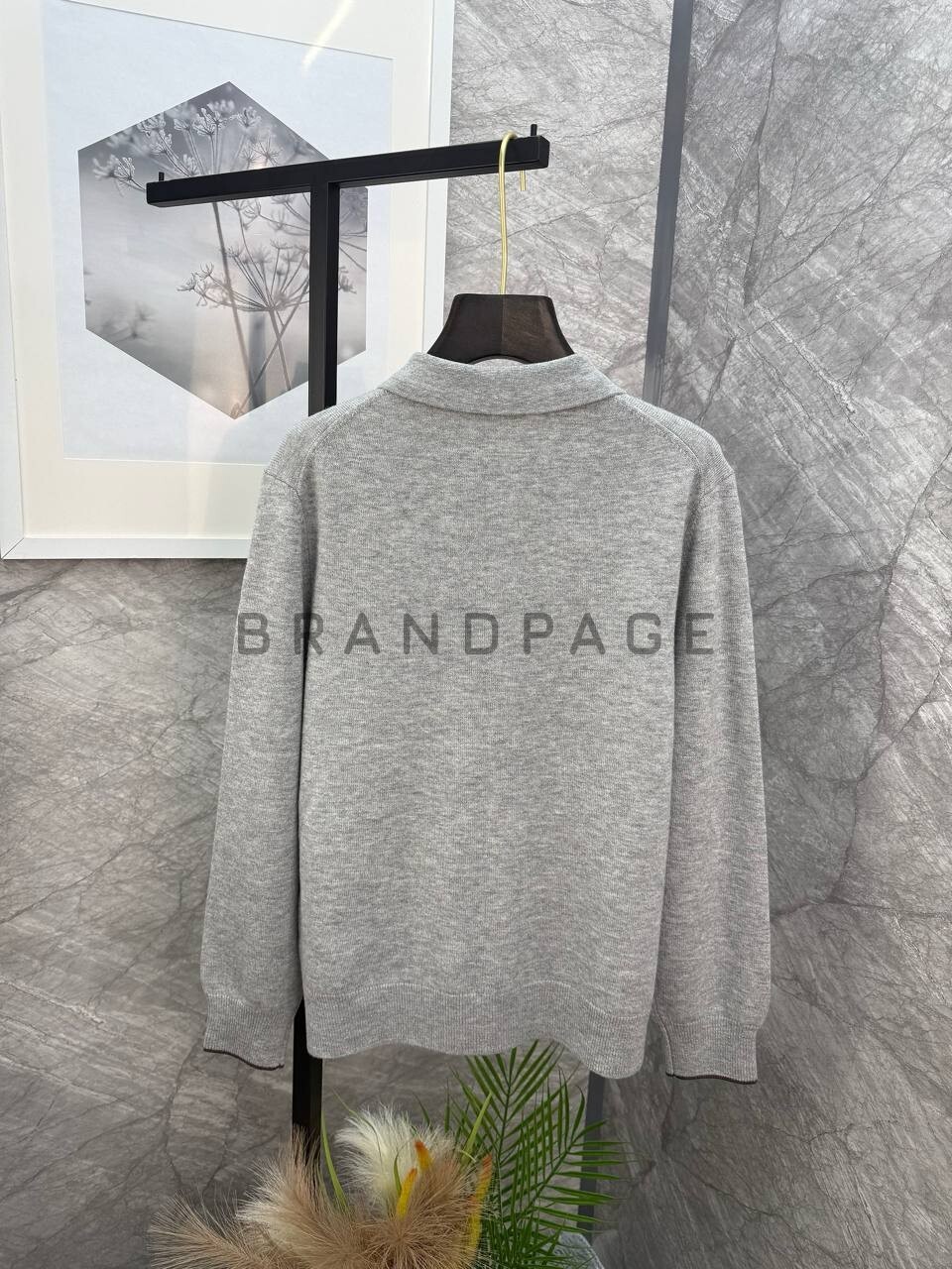 Кардиган из лана шерсти Brunello Cucinelli BPLUX5332 Кардиган из лана шерсти Brunello Cucinelli BPLUX5332