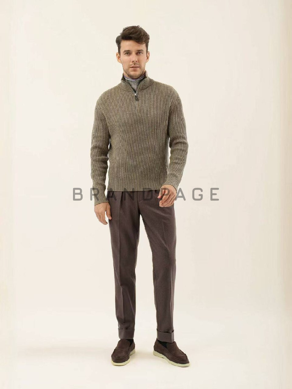 Брюки хлопково-модальные Loro Piana BPLUX5526 Брюки хлопково-модальные Loro Piana BPLUX5526