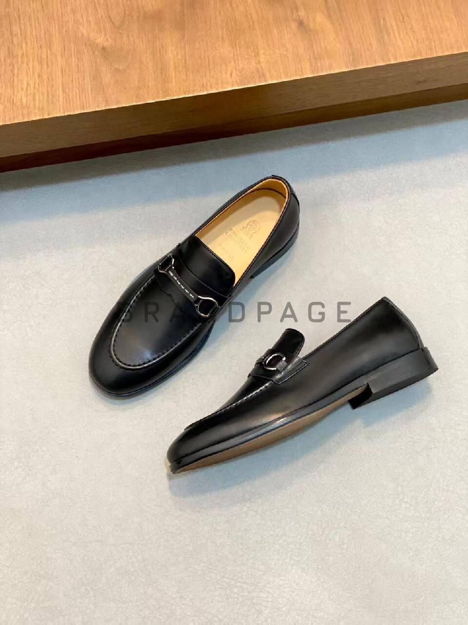 Кожаные туфли Brunello Cucinelli BPLUX5355 Кожаные туфли Brunello Cucinelli BPLUX5355