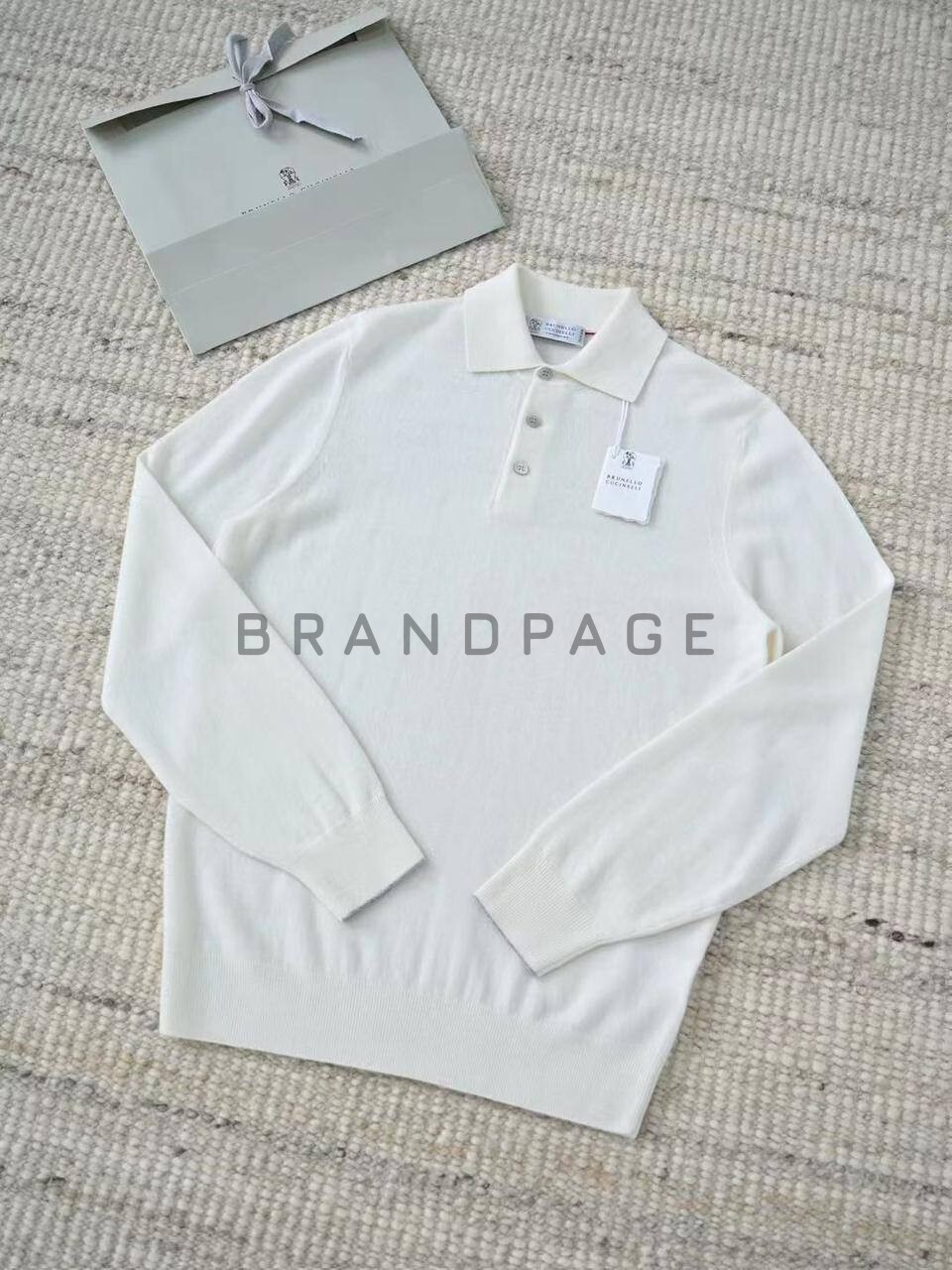 Поло кашемировое Brunello Cucinelli BPLUX5334 Поло кашемировое Brunello Cucinelli BPLUX5334