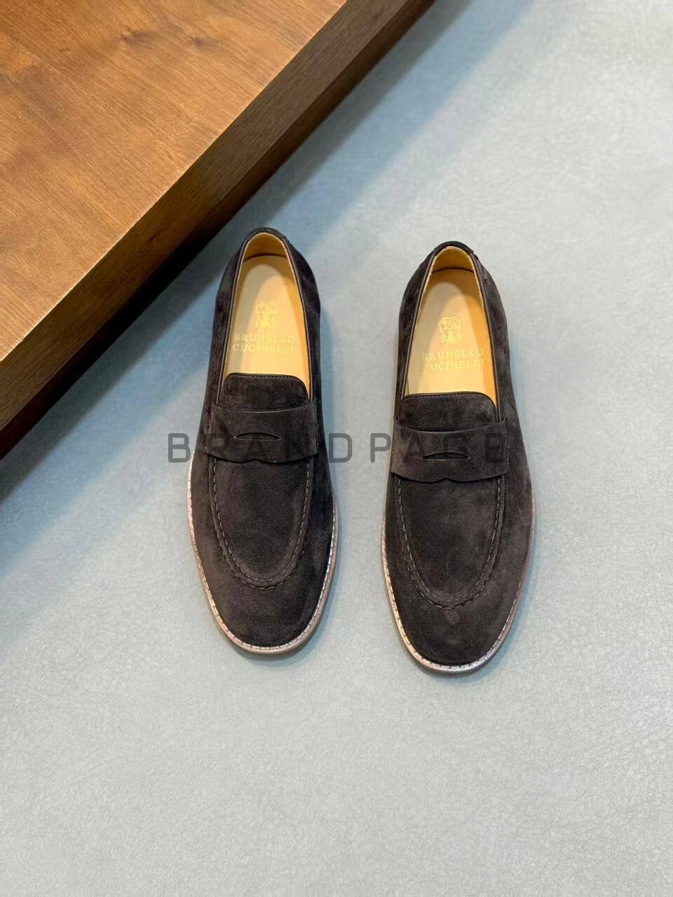 Туфли замшевые Brunello Cucinelli BPLUX5346 Туфли замшевые Brunello Cucinelli BPLUX5346