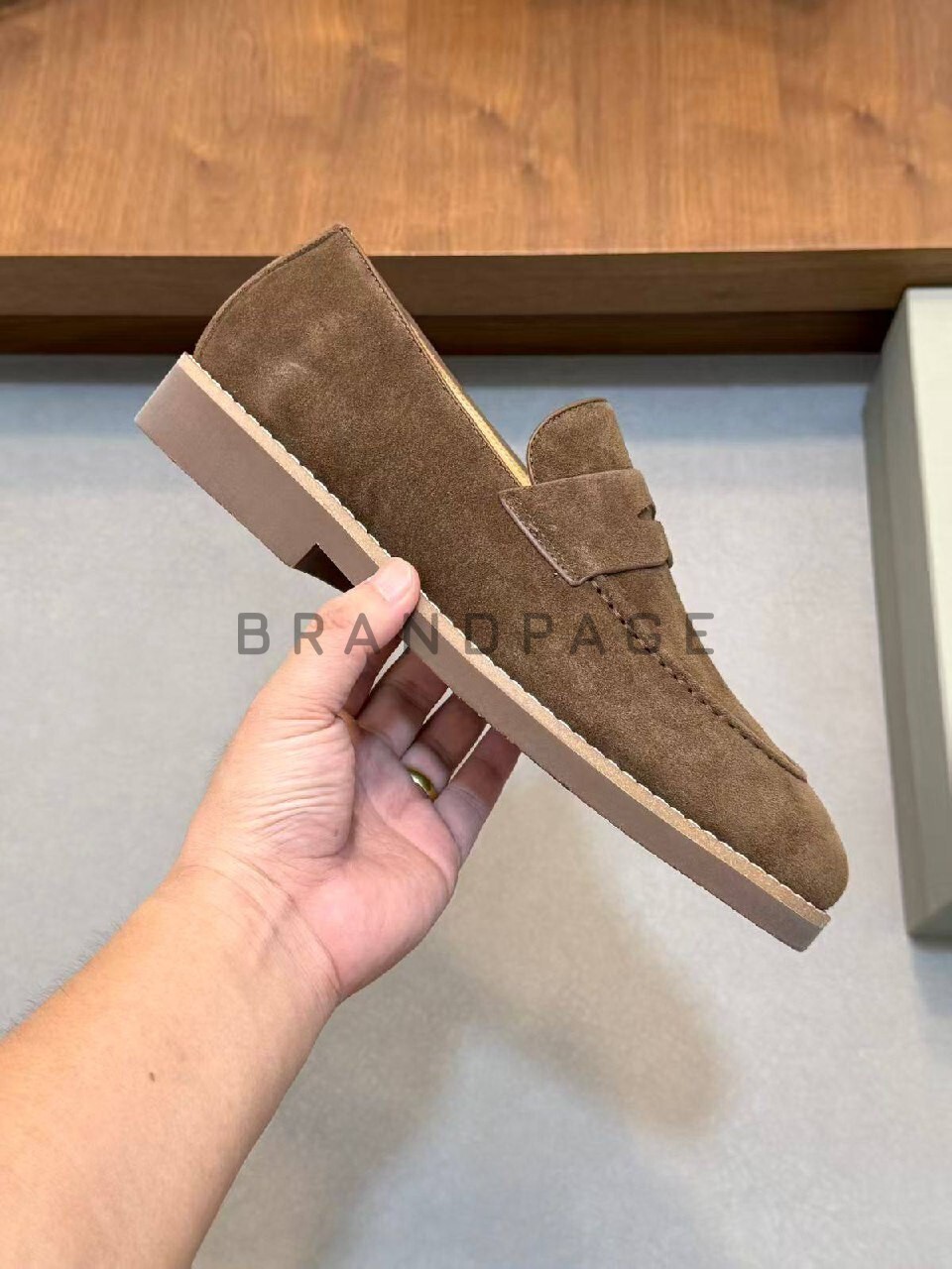 Туфли замшевые Brunello Cucinelli BPLUX5354 Туфли замшевые Brunello Cucinelli BPLUX5354