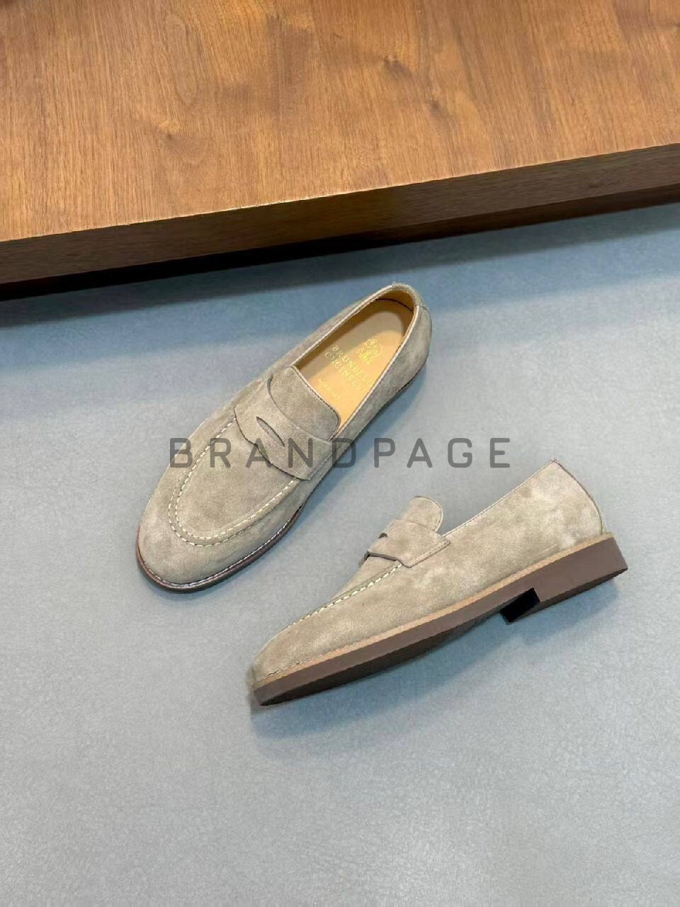 Туфли замшевые Brunello Cucinelli BPLUX5343 Туфли замшевые Brunello Cucinelli BPLUX5343