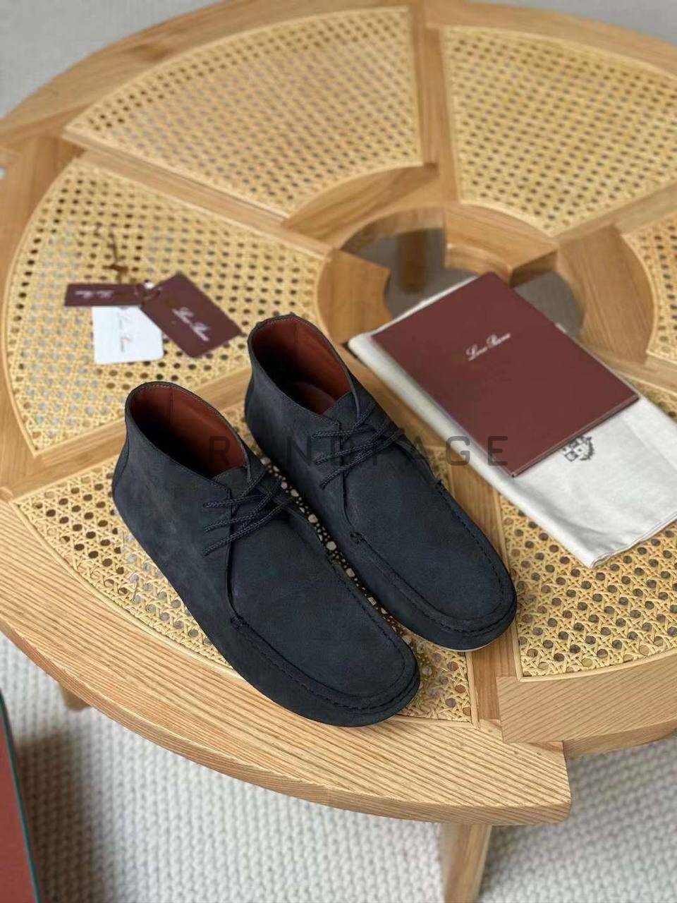 Высокие мокасины из замши Loro Piana BPLUX5361 Высокие мокасины из замши Loro Piana BPLUX5361