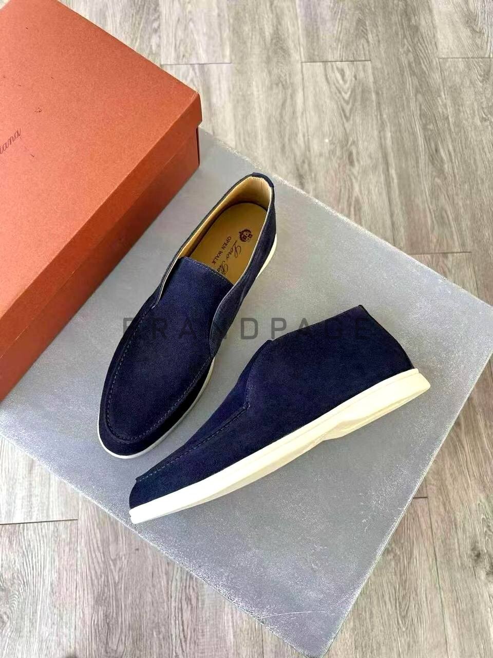 Лоферы из натуральной замши Loro Piana BPLUX5588 Лоферы из натуральной замши Loro Piana BPLUX5588