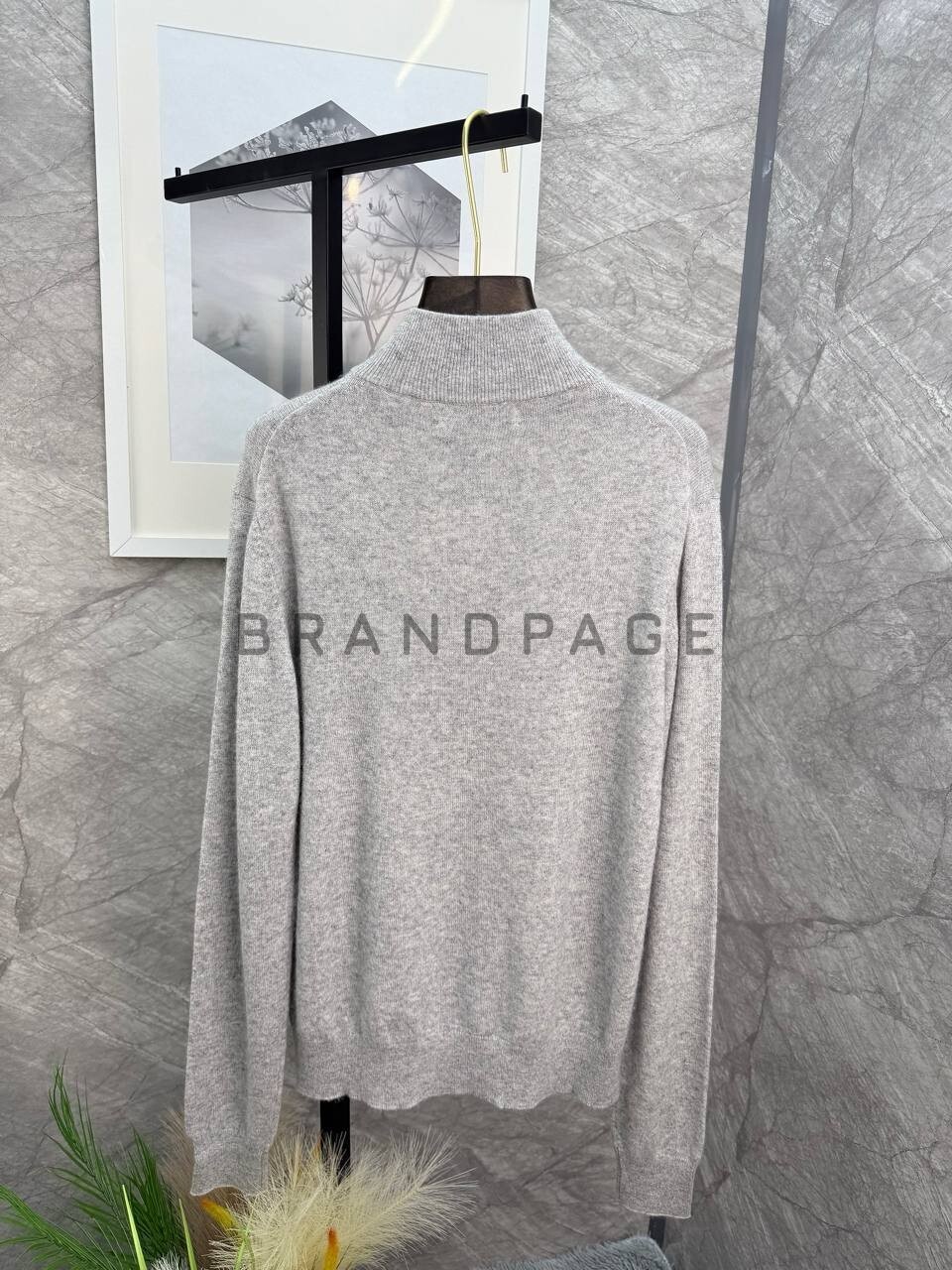 Джемпер кашемировый Brunello Cucinelli BPLUX5543 Джемпер кашемировый Brunello Cucinelli BPLUX5543