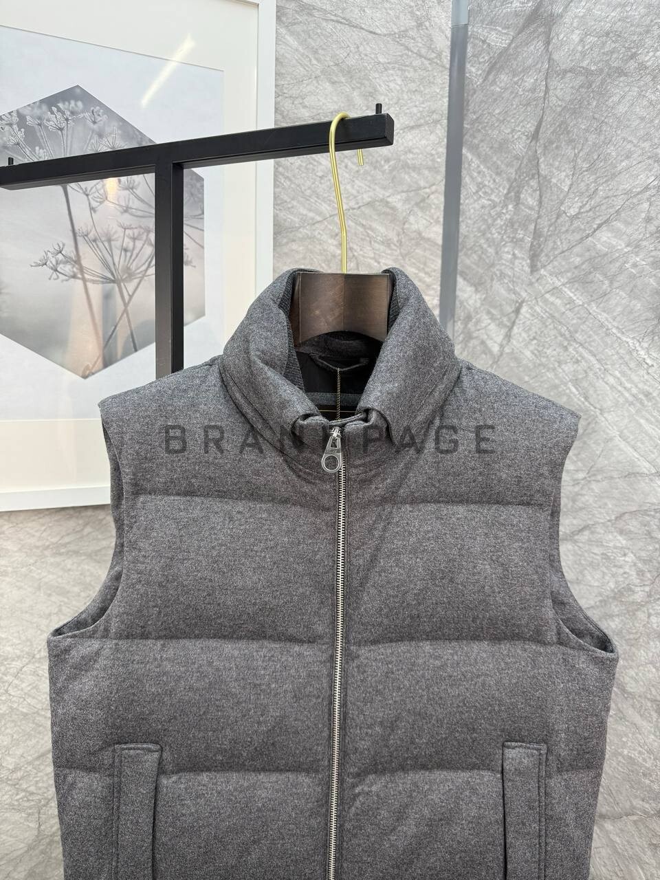 Жилетка из шерсти и нейлона Loro Piana BPLUX5329 Жилетка из шерсти и нейлона Loro Piana BPLUX5329