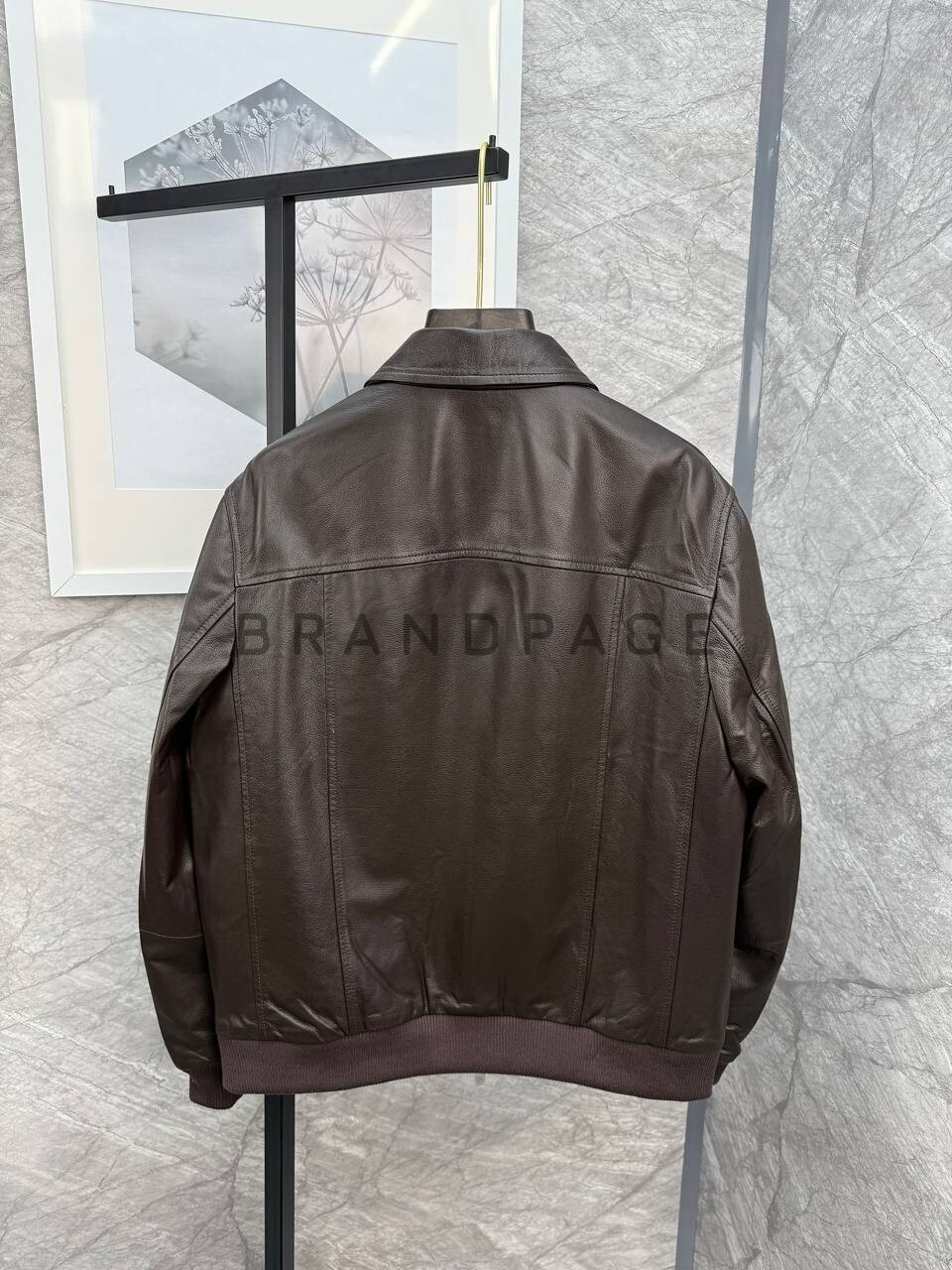 Куртка из натуральной кожи Brunello Cucinelli BPLUX5675 Куртка из натуральной кожи Brunello Cucinelli BPLUX5675