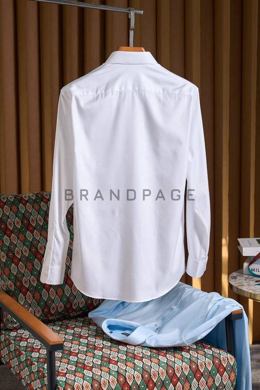 Рубашка хлопковая Zegna BPLUX5384 Рубашка хлопковая Zegna BPLUX5384