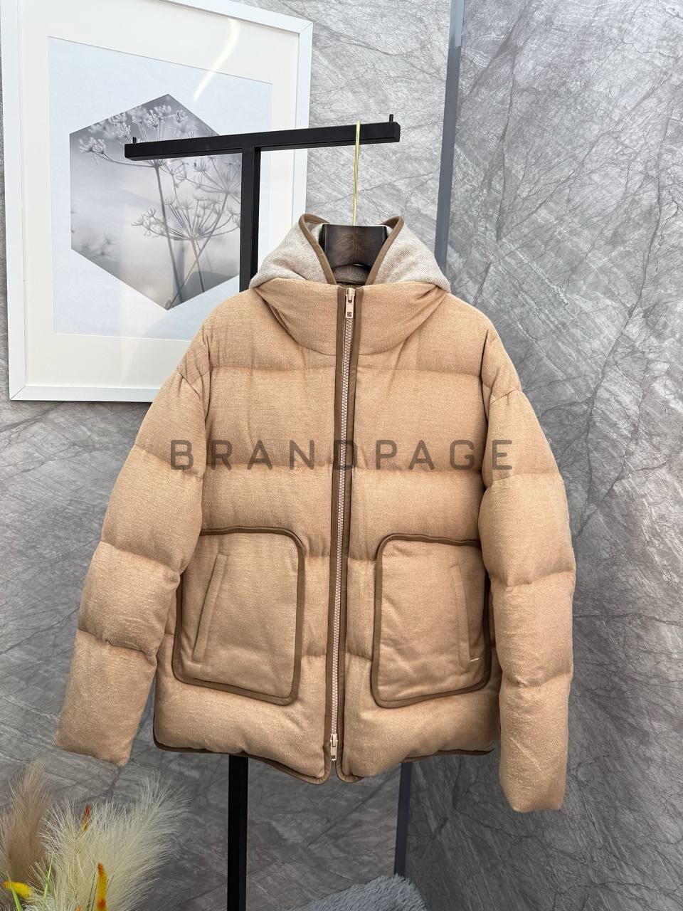 Кашемировая куртка Brunello Cucinelli BPLUX5501 Кашемировая куртка Brunello Cucinelli BPLUX5501