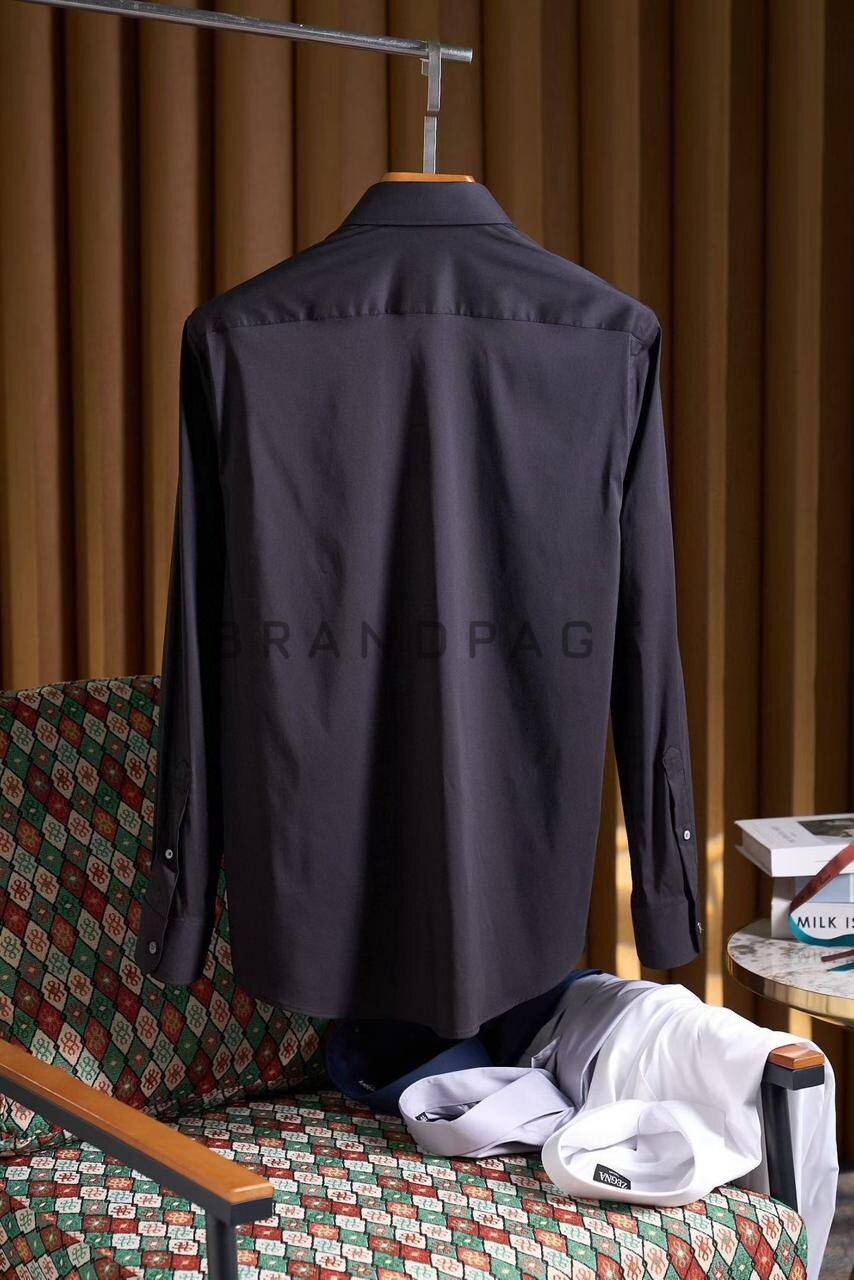 Рубашка хлопковая Zegna BPLUX5381 Рубашка хлопковая Zegna BPLUX5381