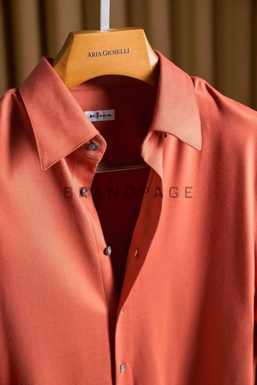 Рубашка хлопковая Kiton BPLUX5400 Рубашка хлопковая Kiton BPLUX5400