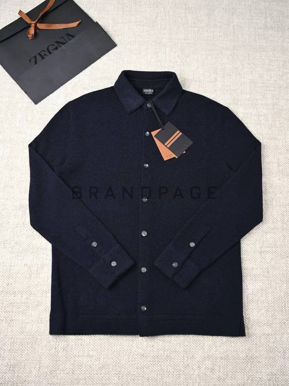 Рубашка из кашемира Zegna BPLUX5426 Рубашка из кашемира Zegna BPLUX5426